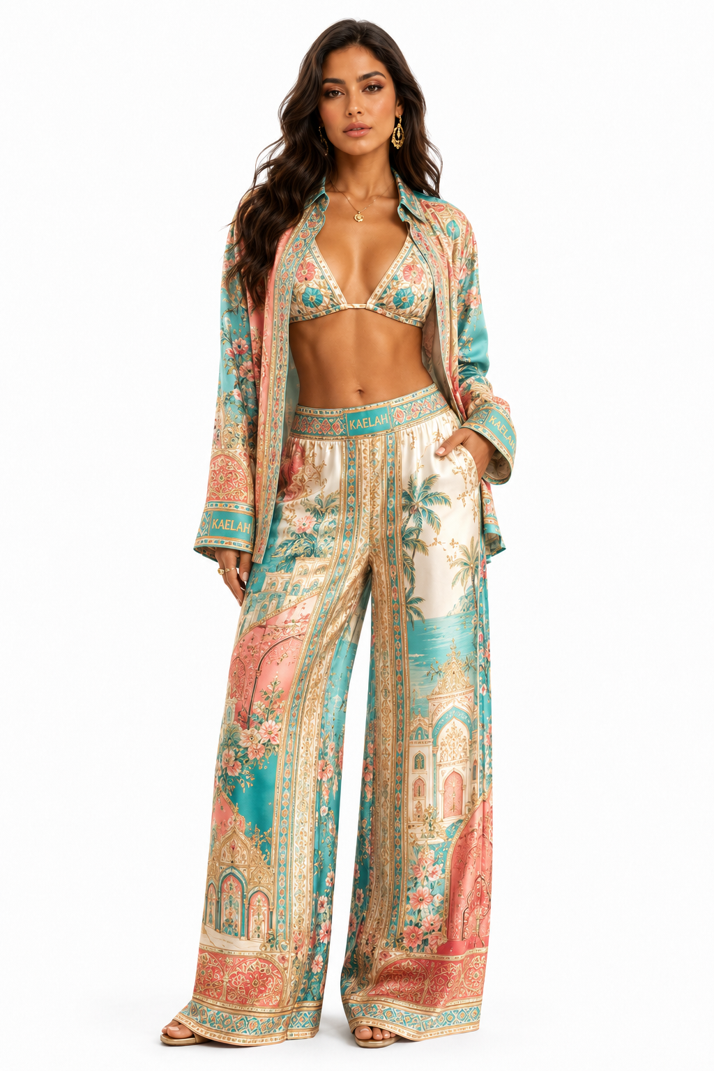 Fes Feather Pyjama Set