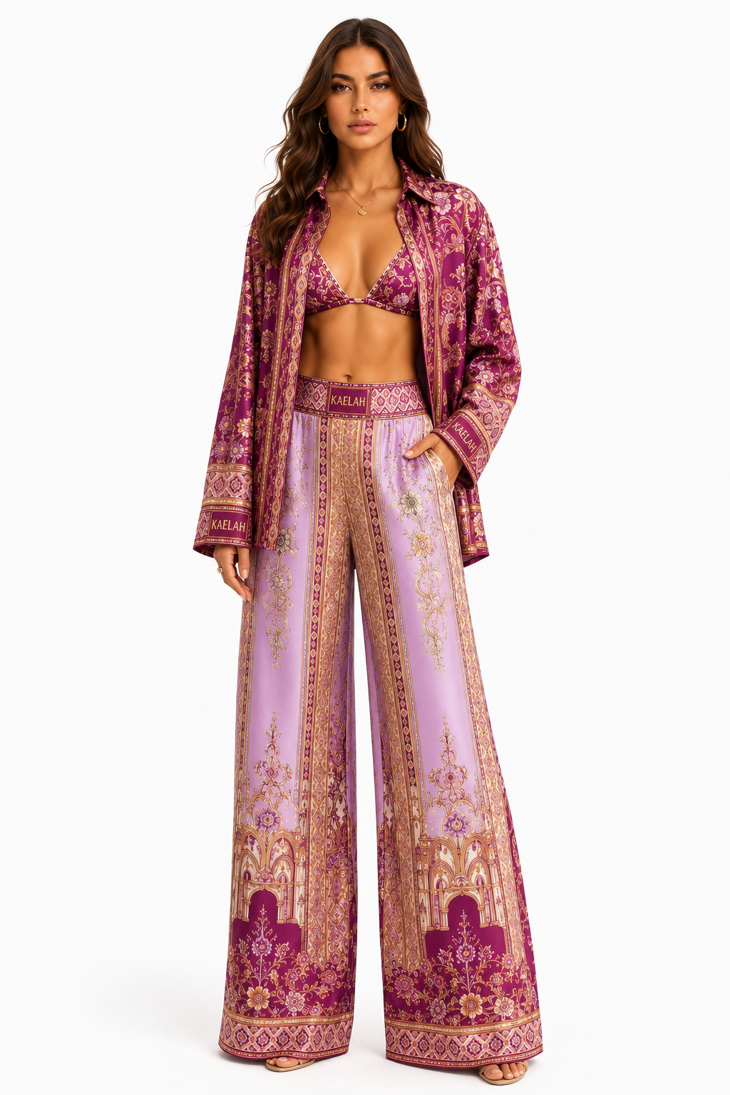 Fes Feather Pyjama Set